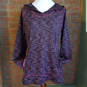 Tangerine Hooded Athletic Top